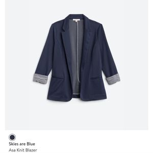 Skies are blue stitch fix blazer navy casual blazer